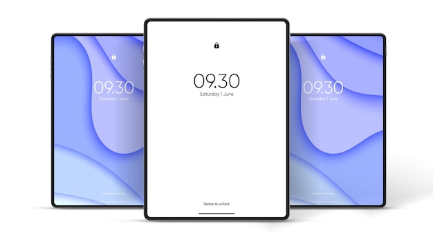 3D ramka tabletu mniej pusty ekran pusty ekran urządzenia element makiety tabletu może być używany dla mobilnych