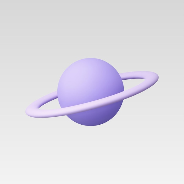 3d realistyczna ilustracja wektorowa ikony planety