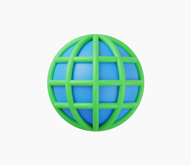 3d realistyczna ilustracja wektorowa ikony strony internetowej