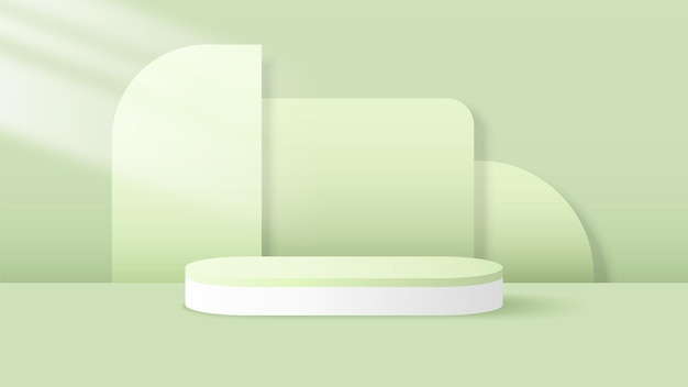 3d tło podium