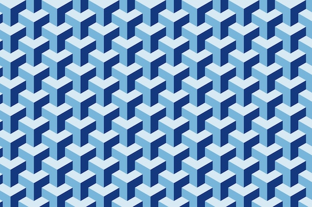 3D tło wektor niebieski wielokątne wzór. Streszczenie tapeta geometryczna.