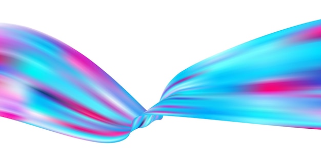 3d Wave Ciekły kształt kolor tła