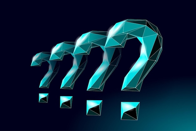 3D zadaj znak zapytania Podejmij decyzję rozwiązanie problemu Psycholog trener sesja medycyna transparent wektor ilustracja