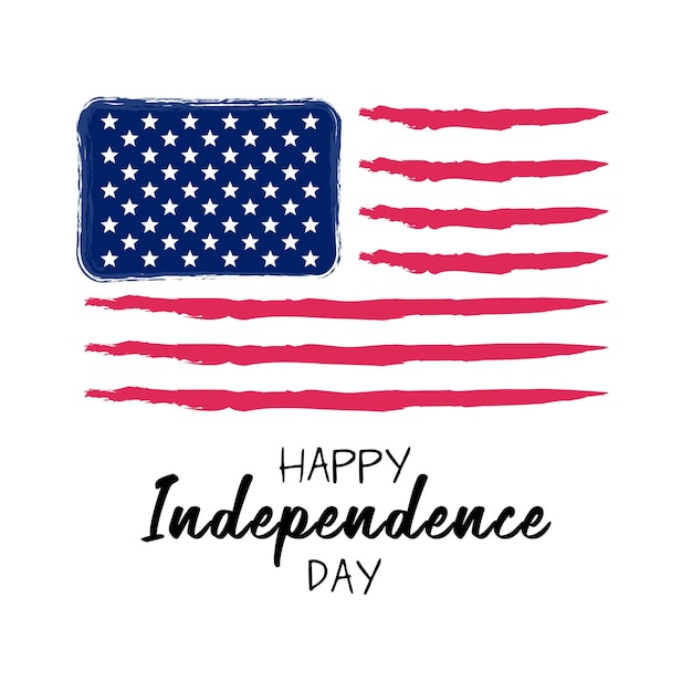 Plik wektorowy 4 lipca szczęśliwy dzień niepodległości usa wektor dzień niepodległości ameryki wektor