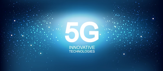 5g Kompozycja Abstrakcyjna Innowacyjnych Technologii