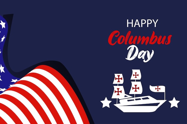 9 Października - święto Dnia Kolumba - Szablony I Ilustracje Wektorowe Dla Mediów Społecznościowych