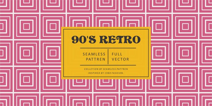 Wektor 90s wzór retro