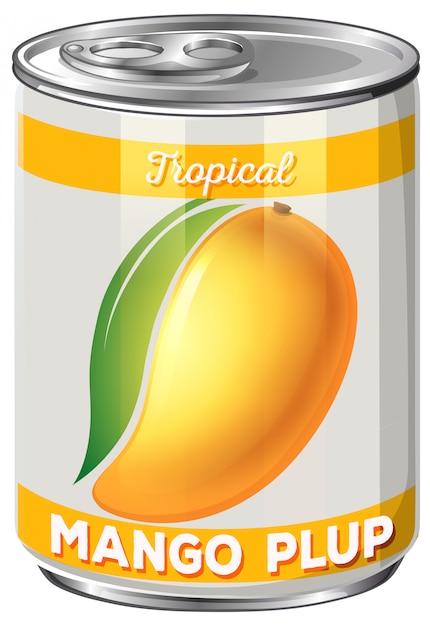 A Can Of Mango Plup