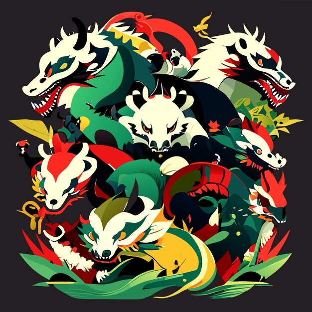 Plik wektorowy a_mix_of_dragons_and_pandas_139 jpg