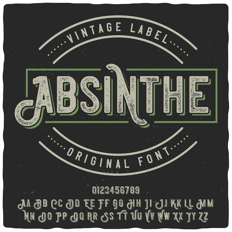 Absinthe krój pisma