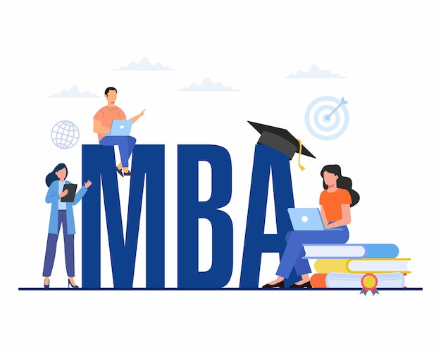 Absolwenci Studiów Mba Master Of Business Administration Koncepcji Biznesowej