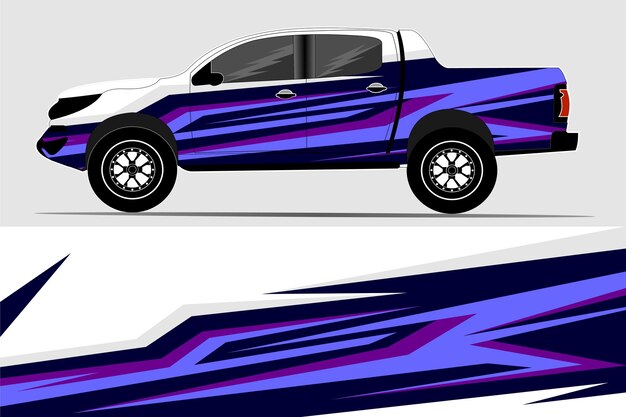 Abstract background racing car wrap graphics for vinyl car wraps and stickers trucks