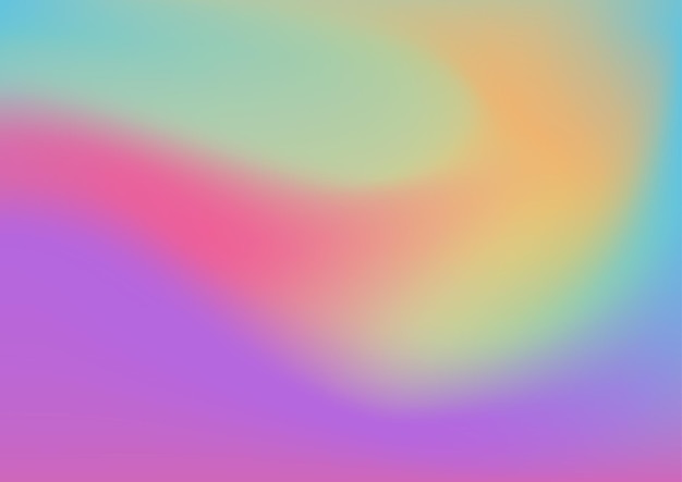 Abstract blur background rainbow gradient vector illustration template for posterwebsitebanner