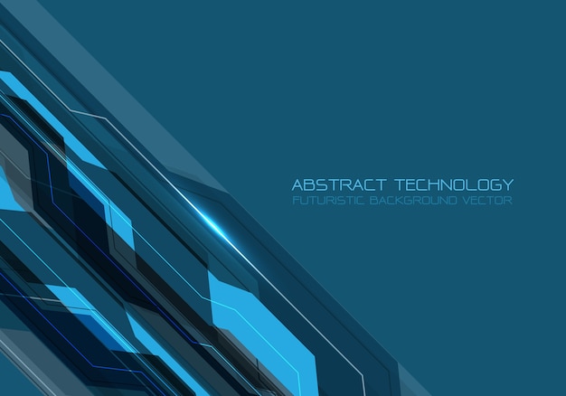 Abstrakcjonistycznej Błękitnej Szarości Linii Futurystycznej Technologii Nowożytny Tło.