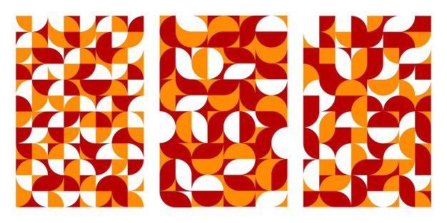Abstrakcjonistyczny jesień geometryczny deseniowy tło