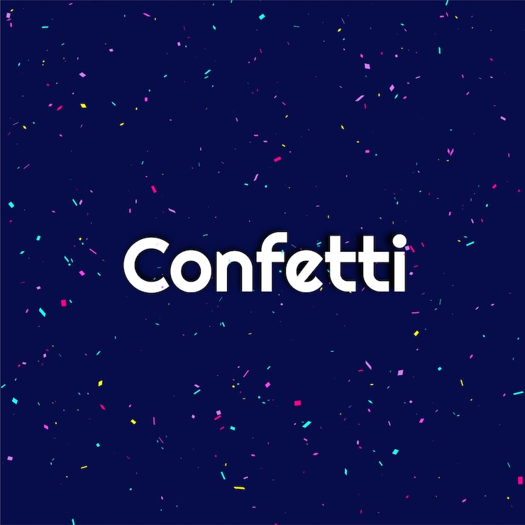 Wektor abstrakcjonistyczny kolorowy confetti tło