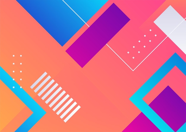 Abstrakcjonistyczny kolorowy geometryczny kształta tło