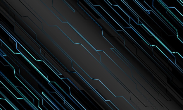 Abstrakcjonistyczny niebieski czarny cyber geometryczny biały futurystyczny projekt nowożytna technologia tło wektor