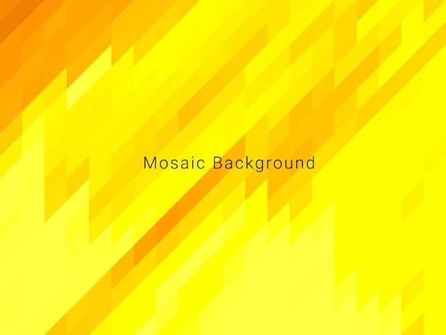 Abstrakcyjna Geometryczna żółta Mozaika Nowoczesne Eleganckie Tło