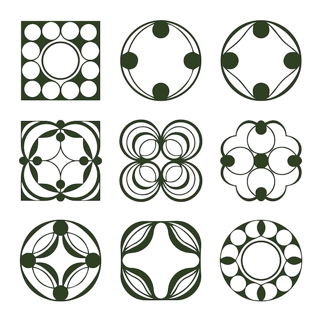 Abstrakcyjna ilustracja wektorowa tła geometrycznego dla nowoczesnych projektów drukowanych i internetowych