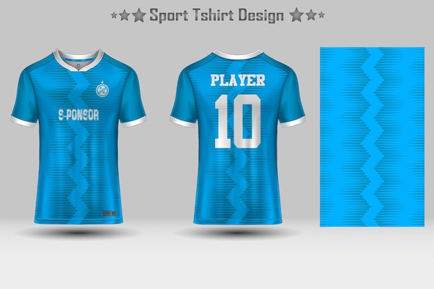 Abstrakcyjna Koszulka Piłkarska Szablon Makiety Geometryczny Wzór Projekt Koszulki Sportowej