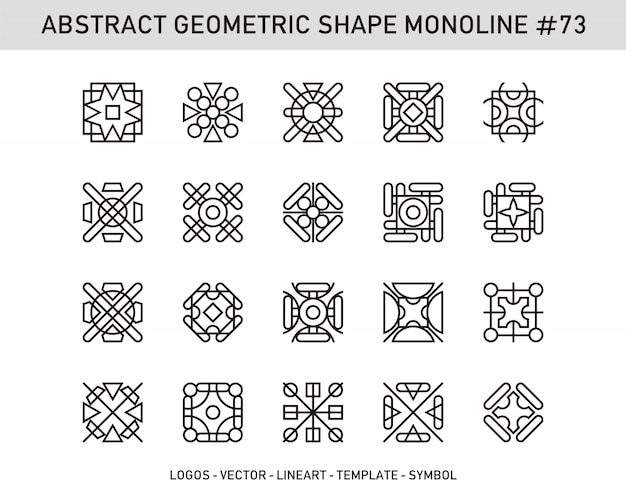 Plik wektorowy abstrakcyjna kształt geometryczny # 73