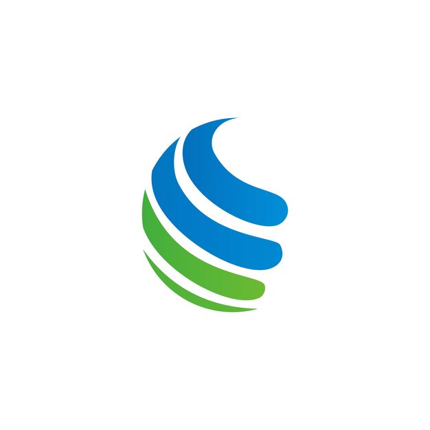 Plik wektorowy abstrakcyjna kula okrąg technologia logo wektorowa