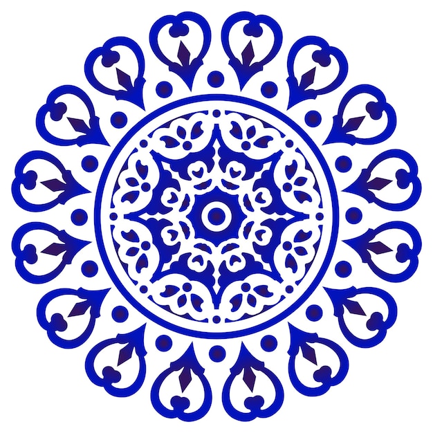 Abstrakcyjna Mandala Kwiatowa