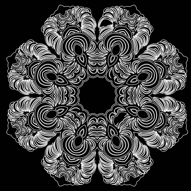 Abstrakcyjna Mandala Ozdobna