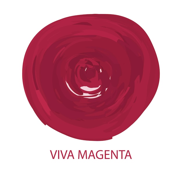 Abstrakcyjna plama z kolorem roku 2023 Viva Magenta