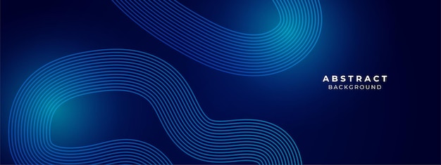abstrakcyjna technologia błyszczące linie siatka niebieski baner tło