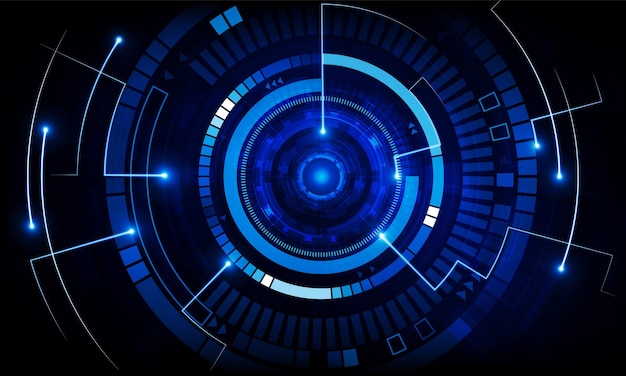 Abstrakcyjna Technologia tła Technologia Hitech Komunikacja koncepcja innowacji tło wektor projekt