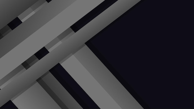 Abstrakcyjne czarne tło stalowe kształty geometryczne czarne i srebrne tło