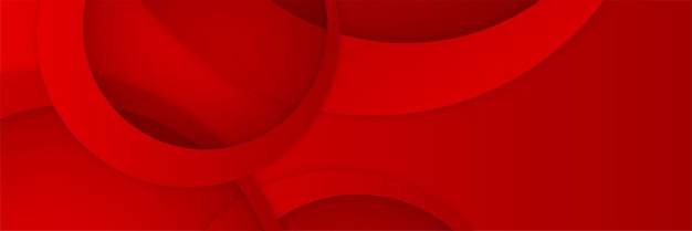Abstrakcyjne czerwone tło banera Wektor abstrakcyjny graficzny wzór banera prezentacja tło szablonu internetowego