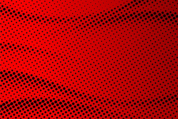 Abstrakcyjne czerwono-czarne tło z kropkowanymi półtonami