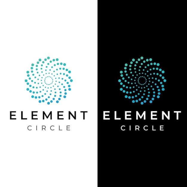 Abstrakcyjne elementy logo koła koło linie minimalistyczne koła kreatywne pomysły koła i nowoczesne kolorowe koła Logo dla firm i innych firm o prostych i nowoczesnych wzorach