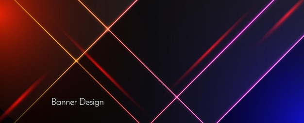 Abstrakcyjne geometryczne linie gradientowe ilustracja transparent tło wzór
