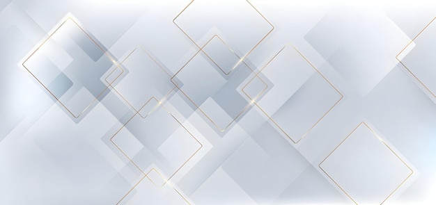Abstrakcyjne geometryczne tło z kwadratowymi kształtami