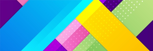 Abstrakcyjne kolorowe tło transparentu Gradient dynamiczny żywy geometryczny wektor abstrakcyjny projekt graficzny baner wzór tło szablon strona docelowa strony internetowej