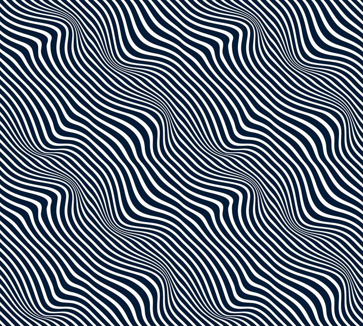 Wektor abstrakcyjne linie bezszwowy wzór z iluzją optyczną tło wektorowe z równoległymi pasami op art lined design minimalistyczna tapeta lub tło strony internetowej