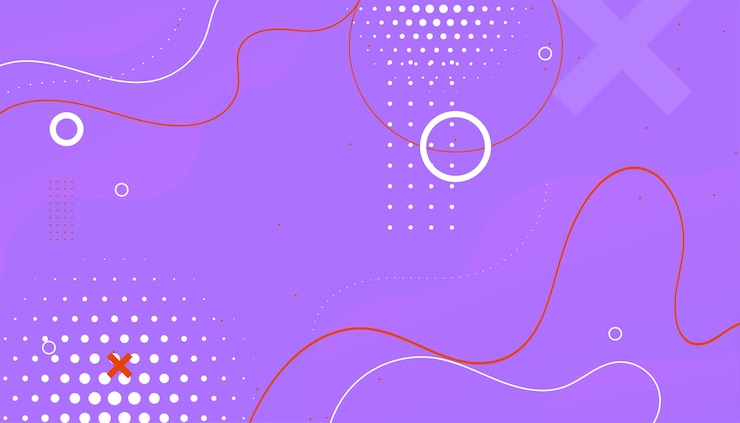 Wektor abstrakcyjne memphis płynne tło z kształtami geometrycznymi