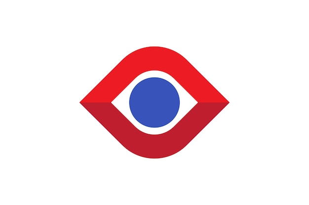 Plik wektorowy abstrakcyjne minimalistyczne logo retro eye