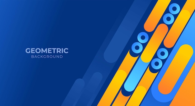 Abstrakcyjne niebieski geometryczne stylowe tła