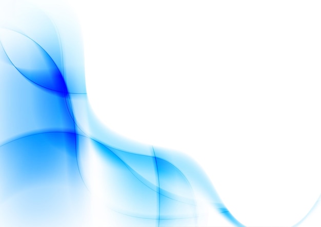 Plik wektorowy abstrakcyjne niebieskie faliste linie, żywe tło, wektorowe gładkie fale