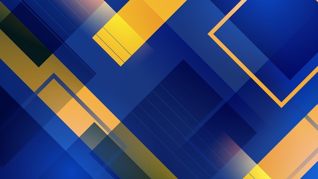 Plik wektorowy abstrakcyjne nowoczesne niebieskie żółte linie dynamiczne gradientowe tło tapeta baner bloga geometryczny wzór