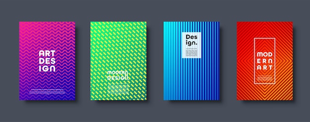 Abstrakcyjne nowoczesne tło geometryczne kształty i linie kolorowy neon gradient eps wektor