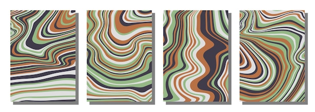 Abstrakcyjne, psychedeliczne, groovy tło