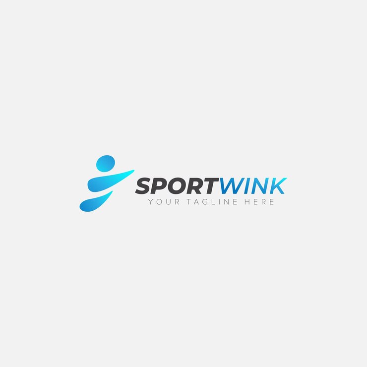 Abstrakcyjne ruchome i aktywne projekty logo sportowe