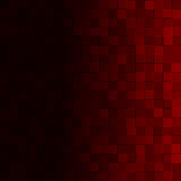 Abstrakcyjne tło małych kwadratów w ciemnoczerwonych kolorach z poziomym gradientem