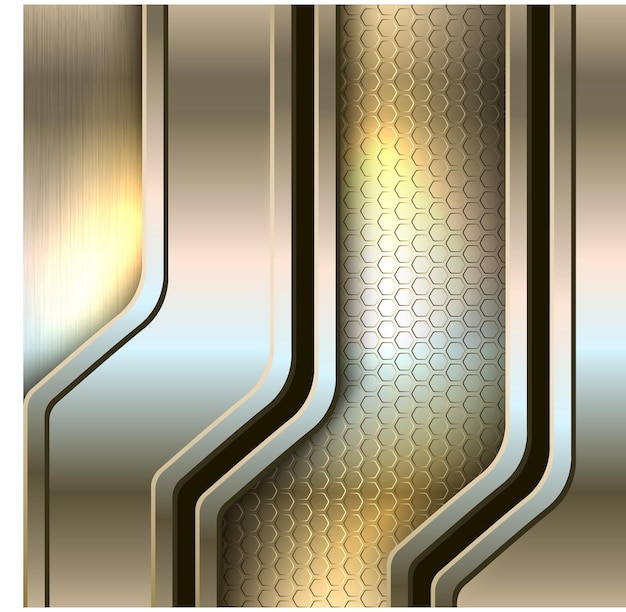 Plik wektorowy abstrakcyjne tło metalowe banery ilustracja wektorowa